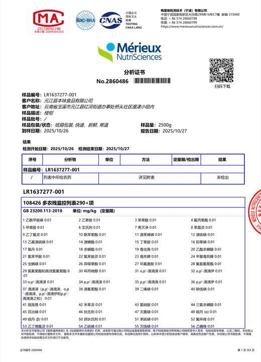 云南省元江县  生态椪柑 商品图4