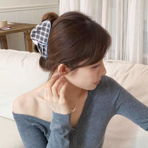 复古网红撞色气质学院风格子三角抓-纪念日百货门店同款167446143 商品图2