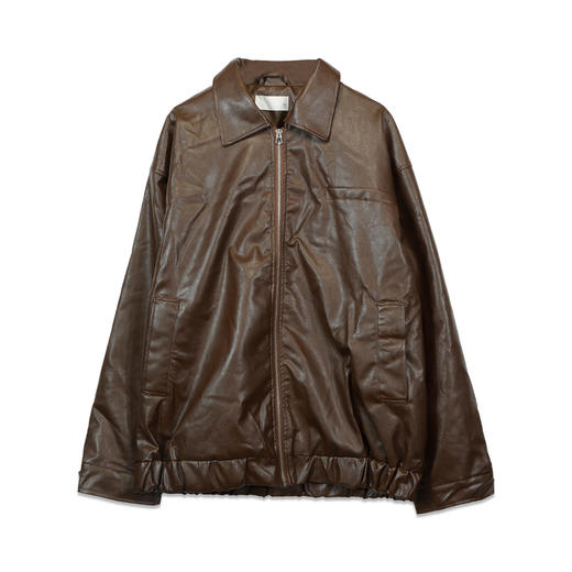 酷帅风简约韩系翻领皮衣-纪念日百货门店同款166296411 商品图4