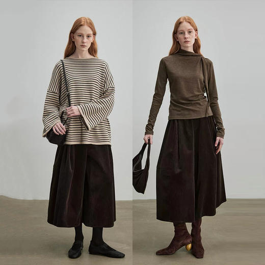 伊泺杉灯芯绒时髦八分裤 | 100%棉灯芯绒，时髦精宝藏裤，复古配色轻松拿捏氛围感【3-5天发货】 商品图3