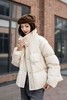 绒子含量90%【羽绒服】蓬松有型！！韩版宽松廓形显瘦灯芯绒拼接高领保暖羽绒服-喜出 商品缩略图2