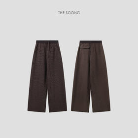 THESOONG"锁温裤"加厚加绒羊毛提花拉绒磨毛锁温休闲裤HWKZ8198