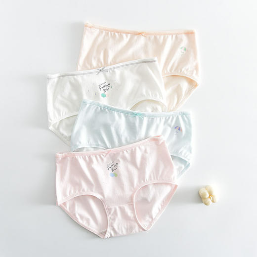 4条69包邮！中大童少女内裤女童三角裤盒装大童150-175内裤短裤 100%棉裆 商品图5