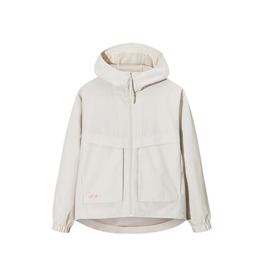 安踏工装风休闲外套女秋季新款防风夹克梭织运动上衣162537611N 商品图0