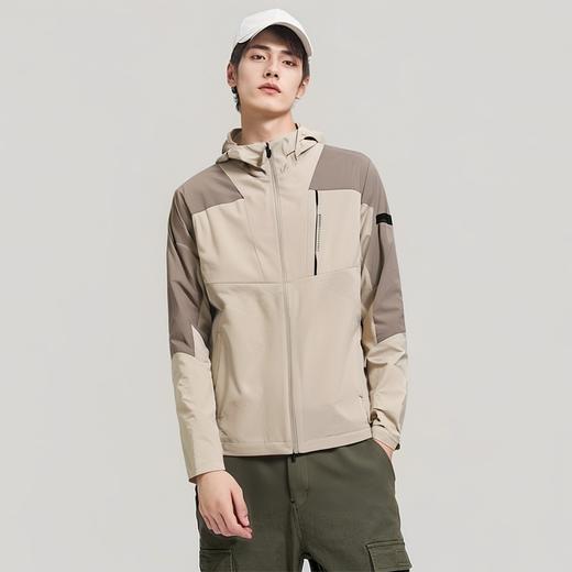 【S/XL/4XL断码】安踏外套男2025秋季新款防风连帽梭织速干百搭运动上衣152437606N库存有限，如无货将做退款，介意慎拍!】 商品图1