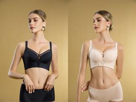 5060-黑色/肤色内衣，薄杯微厚，5排扣