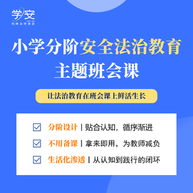 小学分阶安全法治教育主题班会课