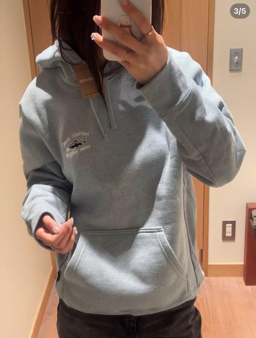 原单正品巴塔Patagonia Home Water男女款飞钓款连帽抓绒卫衣 加厚 商品图11