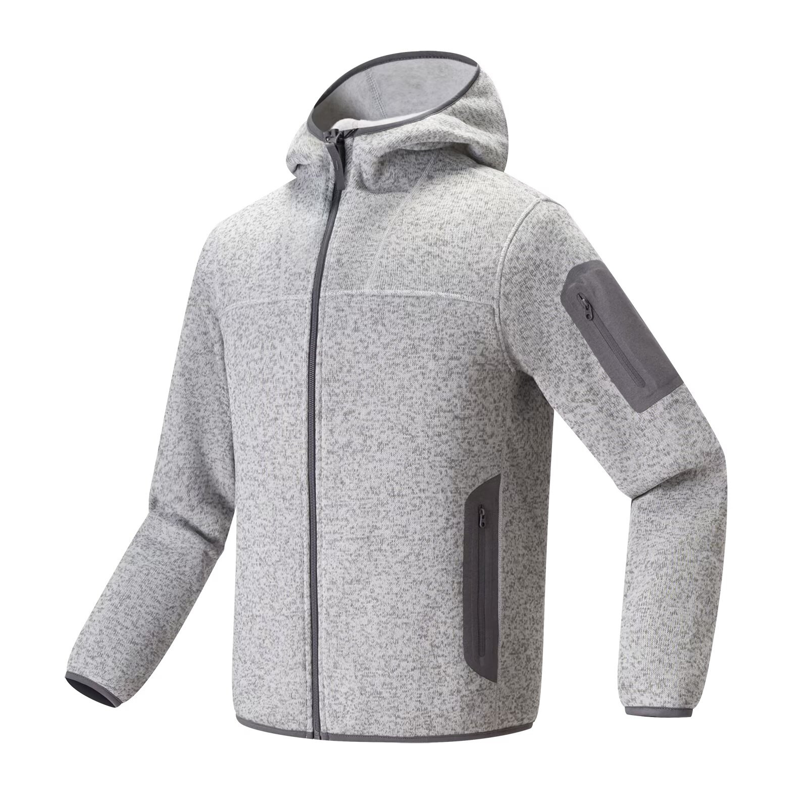 吾乃兮飞禽系列 连帽户外运动抓绒衣【3-7个工作日发货】