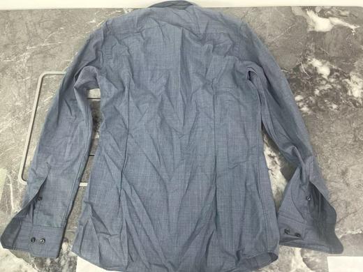瑕疵HUGO BOSS/胡戈波士 男士春秋新剪羊毛混纺商务休闲正装长袖衬衫 商品图1