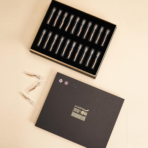 【食尚知补】 虫体干净 味道浓郁释放滋补能量冬虫夏草#40虫草20支 精美礼盒装 商品图2