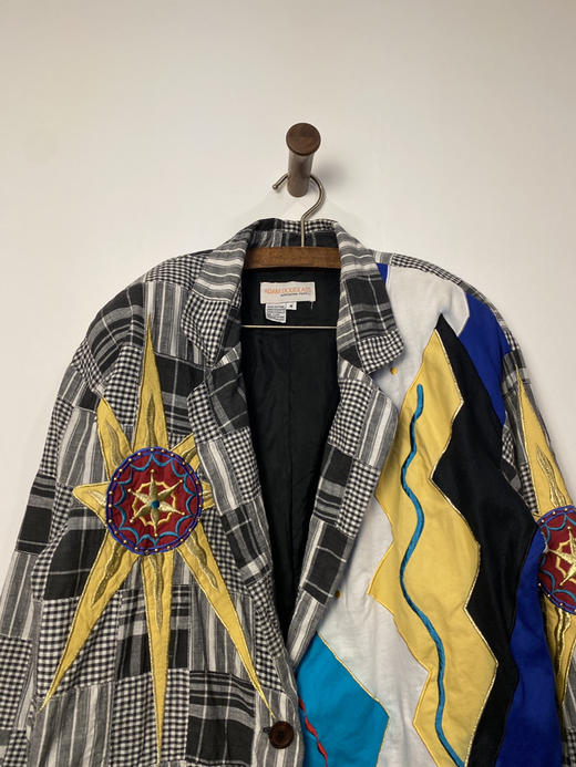 90年代 Vintage ADAM DOUGLASS 百家布 香港制 休闲外套 _CJK(M) 商品图1