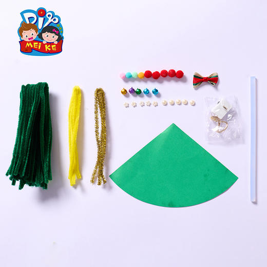 圣诞节礼物手工diy扭扭圣诞树儿童制作材料包幼儿园装饰桌面摆件 商品图4