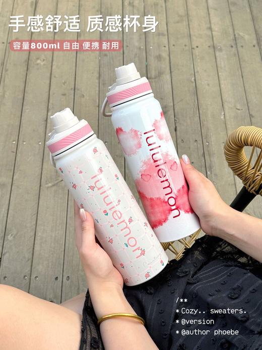 D111101粉色丽人保温壶800ml大容量满足全天候饮水需求 商品图6