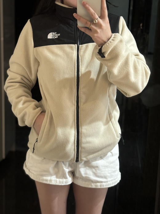 北家刺绣拉链复古运动立领拼色长袖夹克外套（粉色S 其他色XS） 商品图2