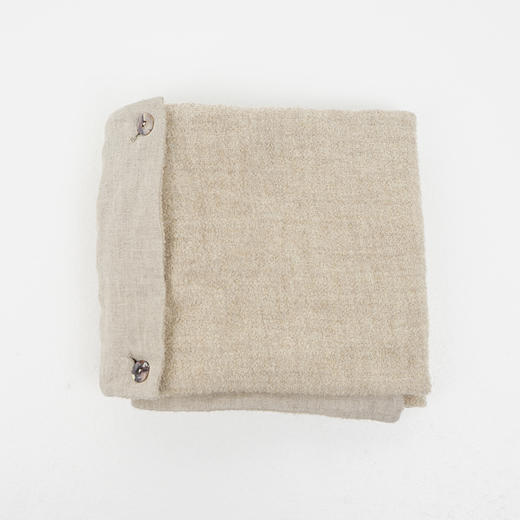 山也 郝 毛麻船桨围巾 商品图3