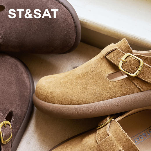 【童鞋】星期六经典百搭单扣男女童勃肯鞋SSD3191U42 商品图2