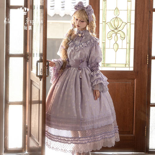 【全款预售】少女人形十女/十六女OP 永远的紫色 古典玩偶 Lolita【2026年5月31日起发货】 商品图6