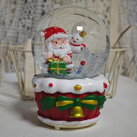 【礼物季】星愿圣诞80#Q萌发光水晶球圣诞节礼物-纪念日百货门店同款167447648