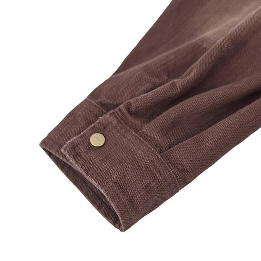 【新品上新】HX 秋季水洗牛仔衬衫式茄克衫外套纯棉Z105530063101 商品图6