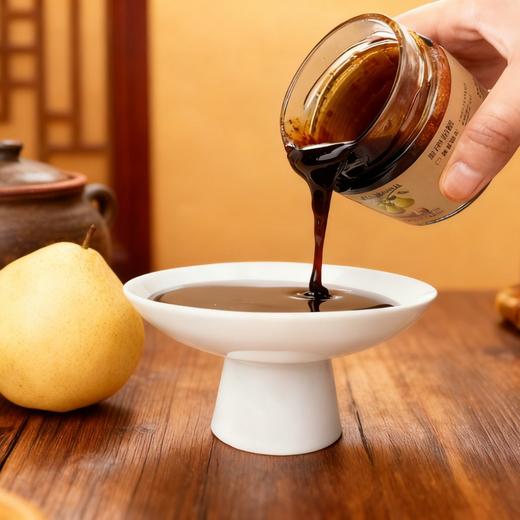 【果肉纯梨膏】250g泡水冲饮儿童桶装梨膏鲜梨熬制枇杷秋梨膏新款新品 商品图1