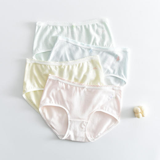 4条69包邮！中大童少女内裤女童三角裤盒装大童150-175内裤短裤 100%棉裆 商品图4