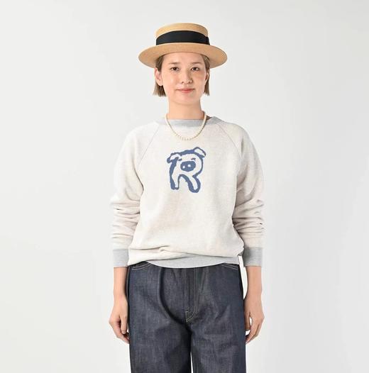 D111125秋季新款圆领长袖宽松休闲百搭加绒卫衣女 商品图1