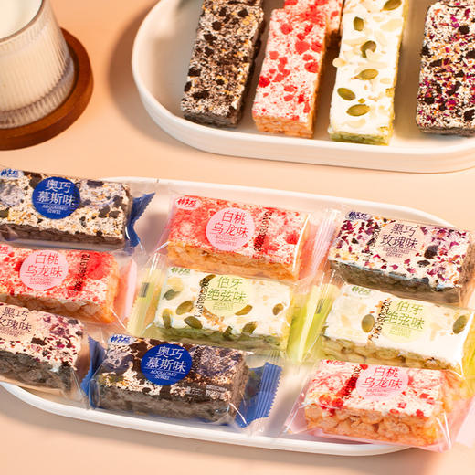 【一站购齐四种口味❗️白桃乌龙四口味奶盖沙琪玛】甄选品质原料制作，健康营养，清新口感丰富，真材实料好吃不腻，早餐代餐下午茶饱腹解馋零食L 商品图2