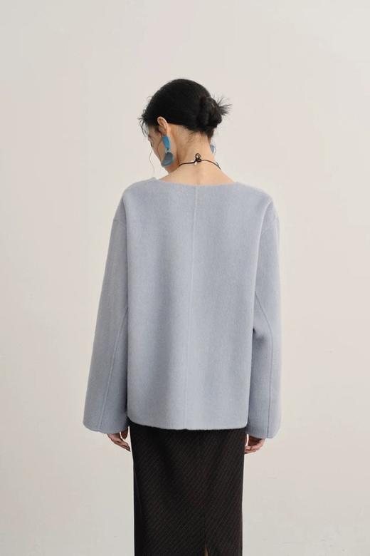 Kai & Kiera 高级质感简约羊毛双面呢外套 21329 商品图7