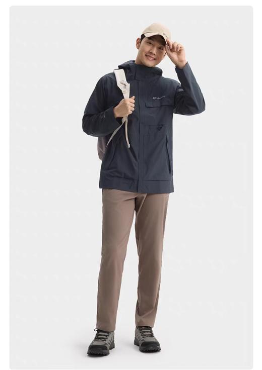 【春上新】【7折】6楼哥伦比亚户外春秋男穿行3L防水冲锋衣徒步 外套WE4517吊牌价2399元折后价1679元 商品图3