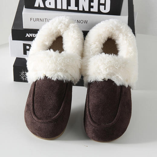 D111111复古勃肯鞋女秋冬2025休闲百搭加绒包头穆勒鞋棉鞋 商品图9