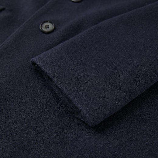 ROMI STUDIO“高支高密澳毛羊绒”经典正肩单排扣大衣 RWCWWG6675 商品图5