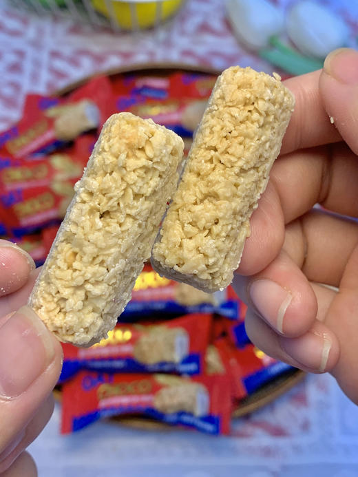 🔥💰19.9到手100包❗❗【麦片巧克力】囤一次够吃大半个月，性价比拉满💯✅酥脆裹着麦片香🥛每口都有饱满麦片颗粒😋✅独立小包装不占地📦泡牛奶/蘸酸奶/拌沙拉都好吃 商品图5