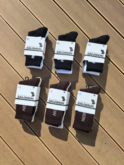 加厚毛圈底。  长袜。一卡三双。萨家户外登山加厚长筒袜  男女同款 商品图0