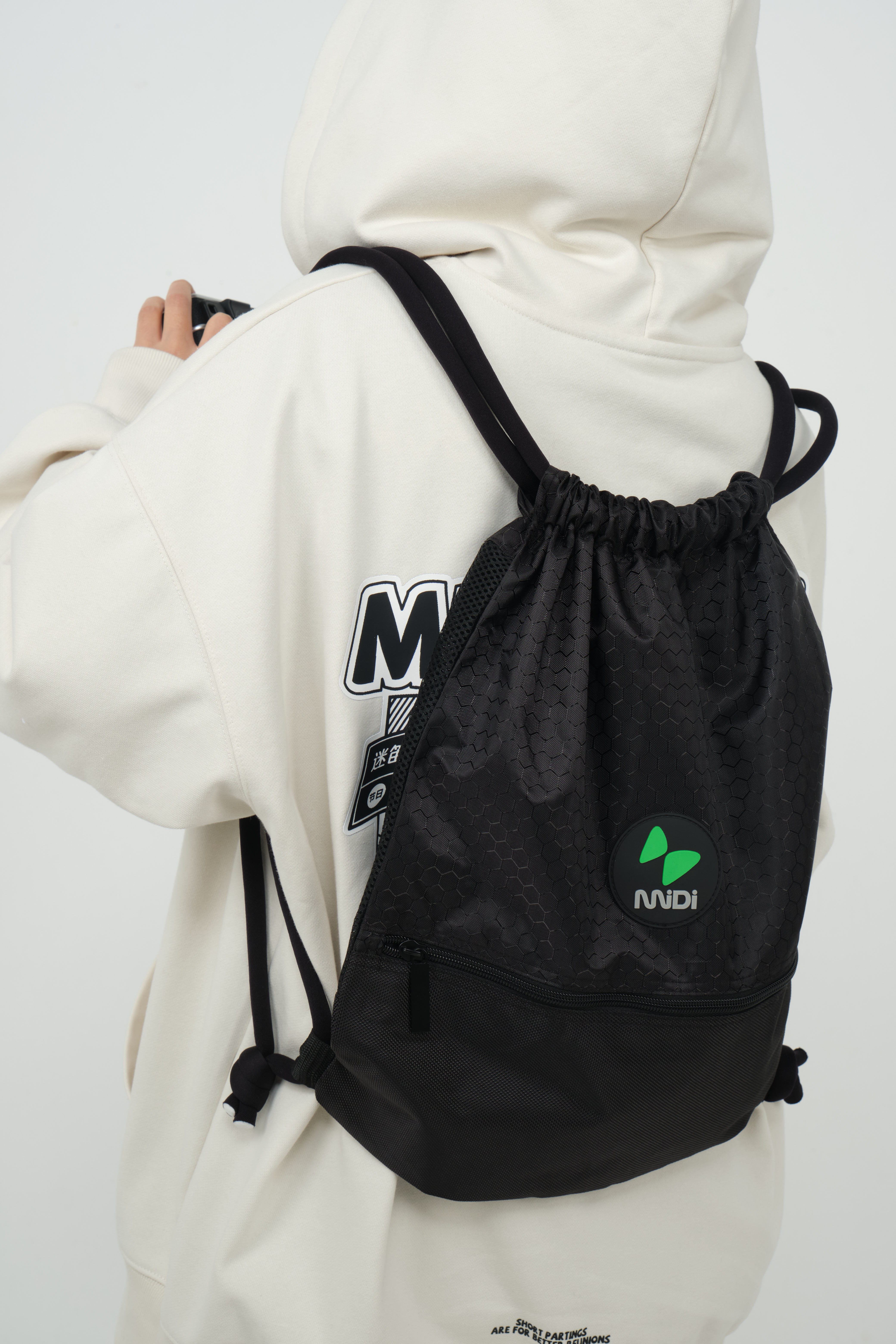 小绿蝶款抽绳背包