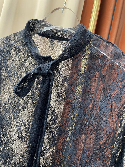 「断码清仓」微透性感钩花蕾丝开衫L码 ZFYY067 商品图2