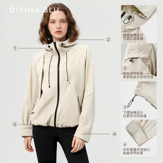 DIVINA BLU 丹麦系列 迪唯纳城野穿行夹克121（售后说明：收货15天内支持调换货） 商品图3