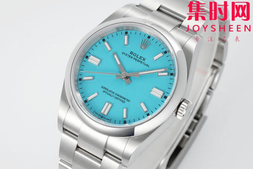 劳力士EWE蚝式恒动型36mm系列 蒂芙尼蓝 3230机 板带 男士腕表 小手腕福音 商品图2