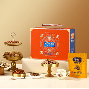 美荻斯坚果礼盒开心果休闲零食大礼包送长辈礼品团购 坚果1号金果1800g 商品图4