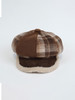 毛边帽檐格纹八角帽鸭舌帽-纪念日百货门店同款166443320 商品缩略图1