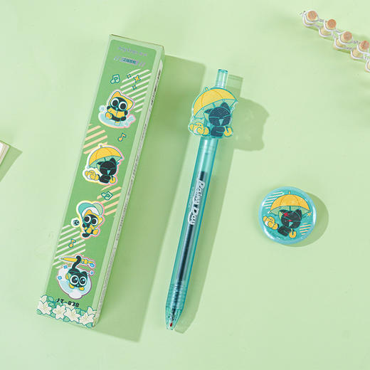 Joytop悦木罗小黑雨中盲盒笔学生高颜值正版笔-纪念日百货门店同款167193692 商品图0