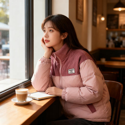 🌈寒潮刺客一夜破防❗这件「抗冻神衣」💪让北方人跪求链接！📣【季末清仓】Schenvega毛巾刺绣棉衣外套DQC5302款 🔥炸裂福利！ 商品图4