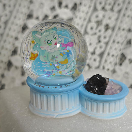 狐狐秘晶星座水晶球盲盒创意晶石装饰摆件-纪念日百货门店同款167447875 商品图3