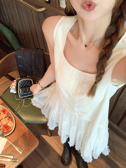 【169元任选2件】现货！拼接网纱连衣裙 商品图13