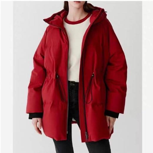 S·Y·C【小禾开门红】丝毛系列！90白鹅绒收腰保暖外套女 商品图0