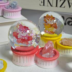 狐狐秘晶星座水晶球盲盒创意晶石装饰摆件-纪念日百货门店同款167447875