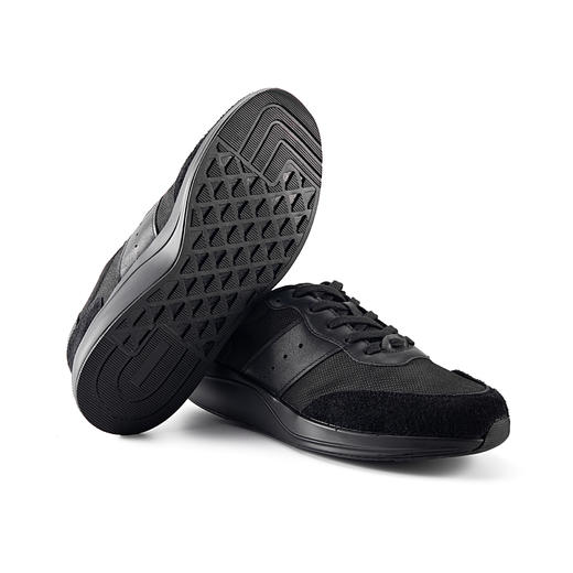 ³ 【辉哥同款男士休闲健步鞋】牛皮反绒+纺织布+光面头层牛皮 SW4F183XM XN03-CRMM-BA 商品图3