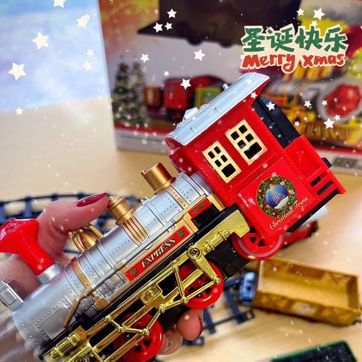 📣49.9冲『🎄品盛驰圣诞音乐轨道火车』超大一套四节车箱！电动灯光音乐！一起踏上平安夜的列车🚂 音乐超nice的，嘟嘟嘟派送礼物 🎄圣诞氛围感拉满 商品图2