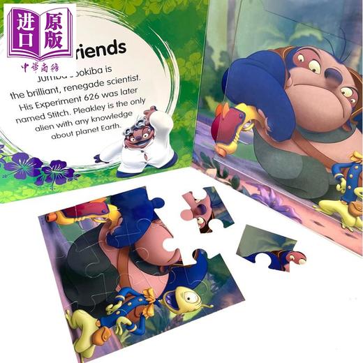 【中商原版】拼拼书 史迪克 Disney Stitch My First Puzzle Book 英文原版 儿童拼图故事 拼图书 进口绘本互动童书 亲子共读 商品图4