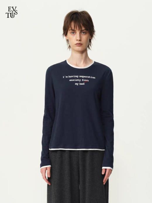 Evistub girls/E-5DCX1427/亚麻棉印花运动休闲长袖 商品图0